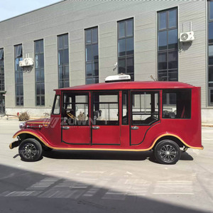 Vehículo Turístico Eléctrico de Alta Comodidad, Estilo Vintage Retro, 8 Asientos, Carro Clásico de Turismo con Batería de Litio para Turismo Panorámico en Resorts - Product Image 1