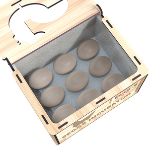 WONEGG Incubateur Automatique Électrique Double Alimentation pour 9 Œufs, à Faible Consommation - Product Image 2