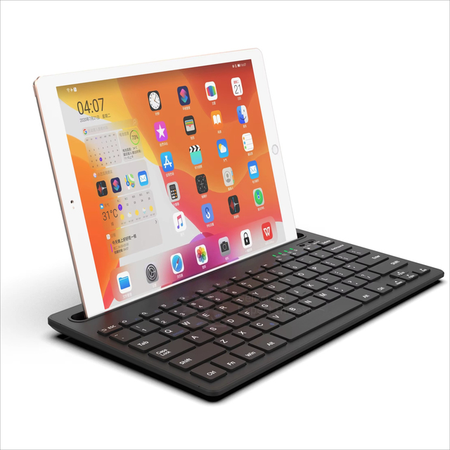 Hot Sale Factory Price Mini Slim 78-Keys Blue Tooth Keyboard for Mobile Portable Design With Card Slot