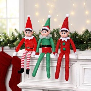 Nuevas muñecas decorativas navideñas transfronterizas, artículos decorativos navideños para sentarse, estanterías, decoraciones de <span class=keywords><strong>duendes</strong></span> - Product Image 4