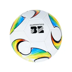 team sports foot ball promotional futbol PVC leather with logo durable 4 size soccer ball