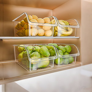 Freezer Safe Clear Plastic Multi-Purpose Fridge Container <strong>Veg</strong> and Fruit <strong>Storage</strong> Bin for Kitchen Organization and Food Packaging - Product Image 5