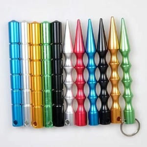 Bolígrafo táctico de supervivencia, llavero de autodefensa, herramienta de emergencia compacta de aleación de aluminio multicolor para exteriores, para mujeres y hombres - Product Image 1