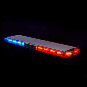 SENKEN superventas de alto rendimiento rojo azul ampolla cubiertas de luz ámbar lineal 6 Barra de luces de advertencia LED completa - Product Image 2