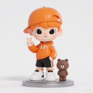 OEM personalizado de buena calidad hecho 3D PVC vinilo figura de acción de juguete coleccionable Mini figuras de dibujos animados modelo de juguete de acción - Product Image 3