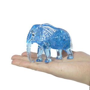 Puzzle éléphant 3d en cristal, jouet pour enfant, puzzle, 41 pièces, livraison gratuite - Product Image 3