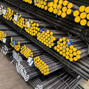 מוטות עגולים מפלדה פחמן Q235B Q345D Q345E Q355D Q390D מוט עגול בעל חוזק גבוה המשמש במכונות הנדסיות. - Product Image 6