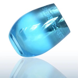 <span class=keywords><strong>Gobelet</strong></span> à vin moderne sans pied en verre bleu cobalt transparent, <span class=keywords><strong>personnalisé</strong></span>, pour la vente en gros, avec <span class=keywords><strong>gobelet</strong></span> à café assorti - Product Image 4