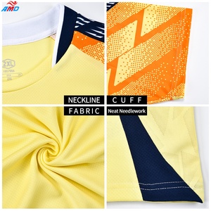 Kit de football en polyester de haute qualité, uniforme de sublimation confortable à séchage rapide, logo de l'équipe supérieure de football personnalisable, stock disponible - Product Image 4