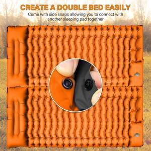 Colchoneta Inflable Ultraligera OEM, Impermeable y Resistente a la Humedad, con Bomba de Pie Integrada, Ergonómica, Portátil y Compacta - Product Image 5