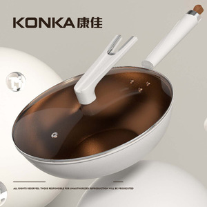 Konka Titanium Wok 32Cm Non-Stick Frying Pan Household Multifunctional Cookware - Product Image 3