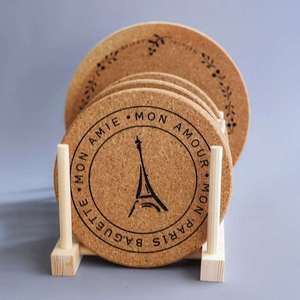 <span class=keywords><strong>Tapis</strong></span> de couverture en <span class=keywords><strong>liège</strong></span>, économique et écologique, isolation <span class=keywords><strong>thermique</strong></span>, <span class=keywords><strong>tapis</strong></span> et tampons personnalisés, impression, dessins ronds, 5 pièces - Product Image 3