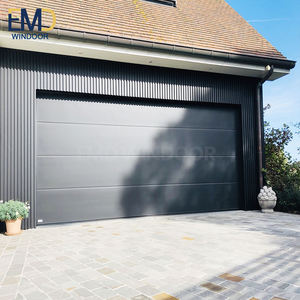 Portes de garage en bois avec panneaux d'isolation thermique double couche - Product Image 2