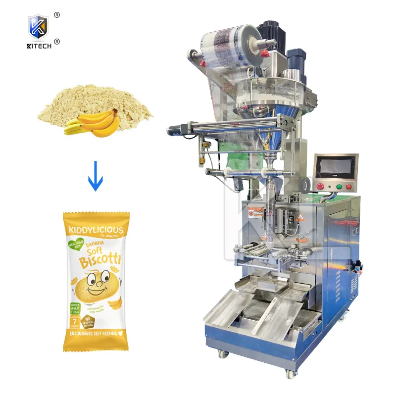 KL automático 1 gramos blanqueamiento en polvo 10 g Harina de plátano máquina de embalaje Vertical
