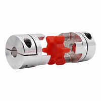 Accouplement flexible en aluminium OEM NOV personnalisable, structure universelle, diamètre de trou 30 mm, 5000 tr/min, 2000 N-m