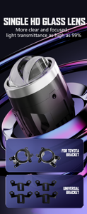 <span class=keywords><strong>ไฟ</strong></span>ตัดหมอก GPNE AF21 50W LED ขนาด 2 นิ้ว พร้อมเ<span class=keywords><strong>ล</strong></span>นส์โปรเจคเตอ<span class=keywords><strong>ร์</strong></span> สำหรับรถยนต์ - Product Image 4