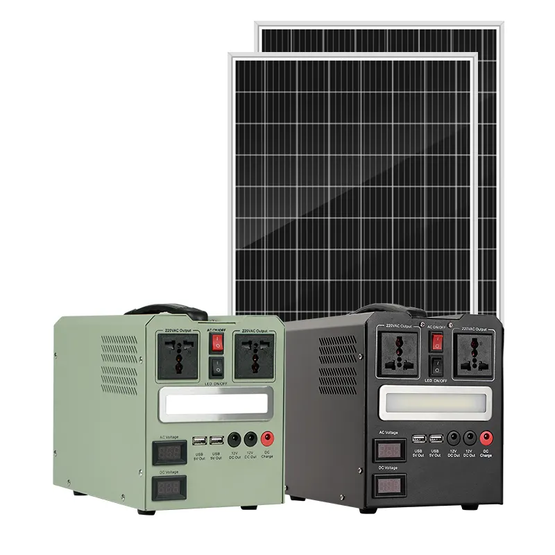 Inew Material Best Selling Whole House Portable Solar Power Station Photovoltaic Energy System 1kw 2kw Solar Off Grid System