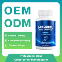 Complément Alimentaire Quotidien pour Adultes : Capsules de L-Carnitine à Marque Blanche, Prêtes pour la Vente en Gros