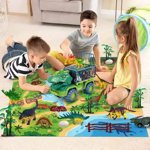 ديناصور شاحنة لعبة 3 التراجع دينو سيارات 6 دينو للأطفال