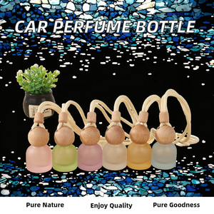 معطر هواء متجمد للسيارة بدلاية موزع القشة 10 زجاجات زجاجية للسيارة ، منظف وجه للسيارة ، غطاء مسمار قطرة العين - Product Image 2