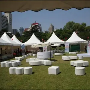 אוהל אירועים כנסיית יוקרה בחוץ אלומיניום אוהל פגודה גדולה 8x8 מ' אוהל מסיבת חתונה גדול שירותים מותאמים אישית