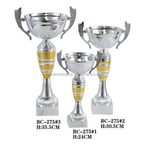 Trophées de cricket en métal personnalisés de haute qualité Champion Cup Vainqueur Médailles et plaques de qualité Phoenix Brand Durable Gold & Silver - Product Image 3