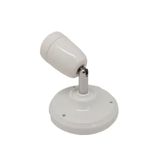 Ceramic Lamp Socket With Ceiling Canopy Rose E27 E26 Pendant Wall Lamp Kit Simple Porcelain Pendant Wall Lamp Set