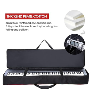 Custodia Imbottita Personalizzata per Tastiera a 88 Tasti, Borsa per Pianoforte - Product Image 5