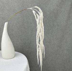 Fiori Artificiali di Amaranto per Soffitti Sospesi, Piante Pendenti 'Lacrime d'Amore', Decorazioni per Sale Matrimoni in Stile Foresta - Product Image 4