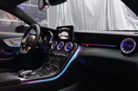 Éclairage d'ambiance LED pour voiture W205 Coupé, pour Mercedes-Benz Classe C 2 portes Coupé, 64 couleurs, éclairage d'ambiance magique pour sortie d'air de type turbine