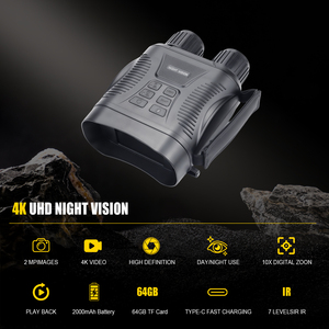 1080p 4K 2MP <b>Night</b> <b>Vision</b> 10X Digital Infrared Hunting Binoculars Devices OEM Optical 0.5M-1000M Range Telescope - Product Image 2