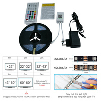 Tira de Luz LED 5050 de Colores RGB de Gran Venta para Fondo de Pantalla de TV o Escritorio