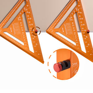 Imbot Aluminium Gelegeerd Haakse Hardware Liniaal Industriële Kwaliteit Precisie Hout Werk Meten Handgereedschap - Product Image 2