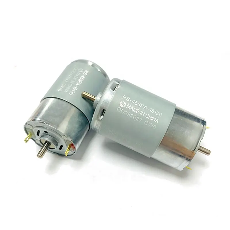 High speed 2500rpm 12V DC micro motor RS-455PA-18130 tubular roller DC motors for Lnkjet Printer Repair