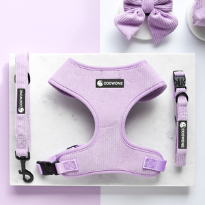 Conjunto de arnés de lujo para perros de PANA con logotipo personalizado, bolsa para caca, bandolera para caminar, sin tirones cinturón ajustable, arnés para mascotas, conjunto de collar con correa - Product Image 1