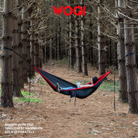 Hamac léger WOQI avec sangles, adapté au camping, à la randonnée, au sac à dos et aux plages