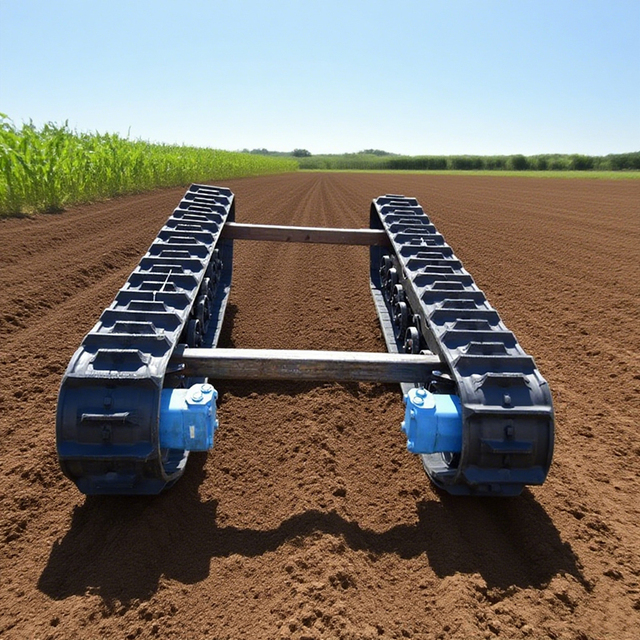 Hot Sale High Quality Steel Crawler Track Chassis with Rubber Track for Excavator Dumper Undercarriage Platform 1 Year Warranty