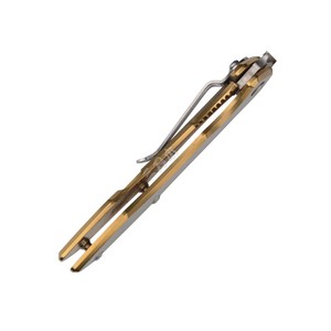 มีดพับคุณภาพสูงแบบกำหนดเอง OEM <span class=keywords><strong>Sanrenmu</strong></span> 7030LUC-SC ไทเทเนียมแข็งแรง ไม่มีใบมีดแบบตายตัว สำหรับกิจกรรมกลางแจ้ง ดาบเหล็กดามัสกัส พกพาสะดวก - Product Image 5
