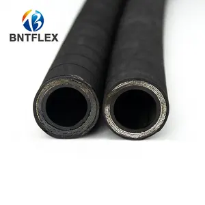 sae Standard High Pressure Two Steel Wire Braid Flexible Rubber hydraulic hose r2 1/2