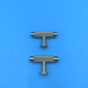 T Shaped Iron Furniture Handle Knurled Grip <b>Wardrobe</b> Drawer Minimalist Design Durable Surface Decoration - Product Image 3