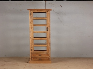 Luxury Display Cabinet Showcase Almirah Made from Solid Wood with Glass Doors and Modern <b>Storage</b> Solution Design - Product Image 4