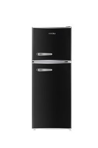 Réfrigérateur compact rétro en acier inoxydable MDFR120-RE, double porte, sans givre, électrique, économe en énergie, 116L, pour usage hôtelier, neuf - Product Image 6