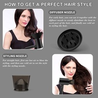 Fabricant meilleur sèche-cheveux Portable ionique 1800W, séchage rapide, hôtel, léger, pliable, pour voyage, sèche-cheveux professionnel