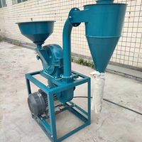 Broyeur de céréales multifonctionnel d'usine, machine à moudre le maïs à aspiration automatique / broyeur de poudre fine