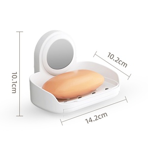 Potente <span class=keywords><strong>Portasapone</strong></span> da Parete con <span class=keywords><strong>Ventosa</strong></span>, Supporto Adesivo in Plastica per <span class=keywords><strong>Doccia</strong></span> e Bagno - Product Image 2