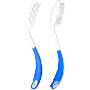 แปรงด้ามยาวและหวีผม (แพ็ค) ด้ามจับหนาและออกแบบตามหลักสรีรศาสตร์ KMINA K40007 - Product Image 3