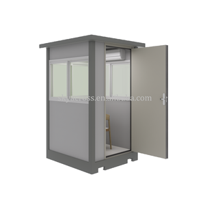 Cabane en métal sûre élégante boîte de sentinelle kiosque temporaire Portable cabine de sécurité petite maison de garde extérieure cabine de sécurité moderne - Product Image 5