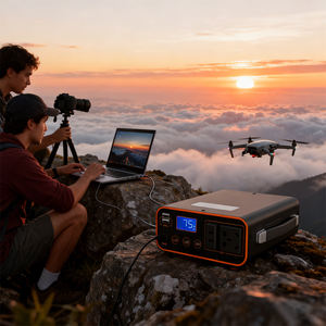 Station d'alimentation portable au lithium ternaire, onde sinusoïdale pure et modifiée, sortie CA 220V, 65W Type-C, entrée solaire 200W, 2500+ cycles - Product Image 6