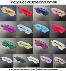 Promotional Soft Silk <b>Sleep</b> Satin Eye Custom Logo Simple Sleeping <b>Mask</b> - Product Image 4