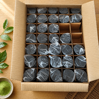Boîte en étain pour thé matcha biologique japonais, boîte en étain pour matcha, emballage personnalisé avec logo OEM, vente en gros